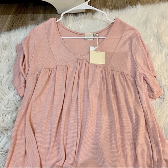 Good Luck Gem Tops - Light pink top